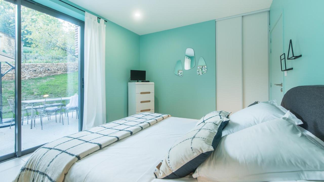 Cote Jardin Avec Jacuzzi Privatif Et Parking Prive Apartment Sarlat-la-Caneda Bagian luar foto